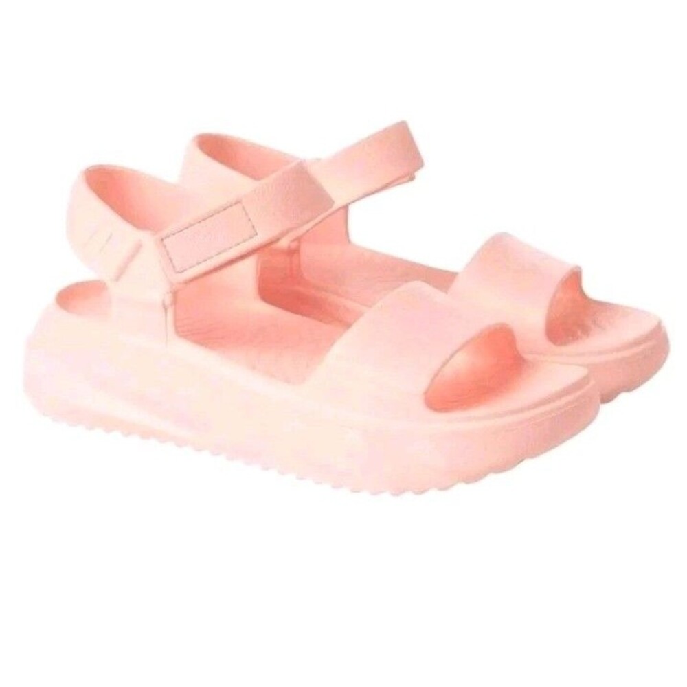 NEW 32 Degrees Women's Cushion Strap summer  Sandal shoes, Pink  size L 9-10